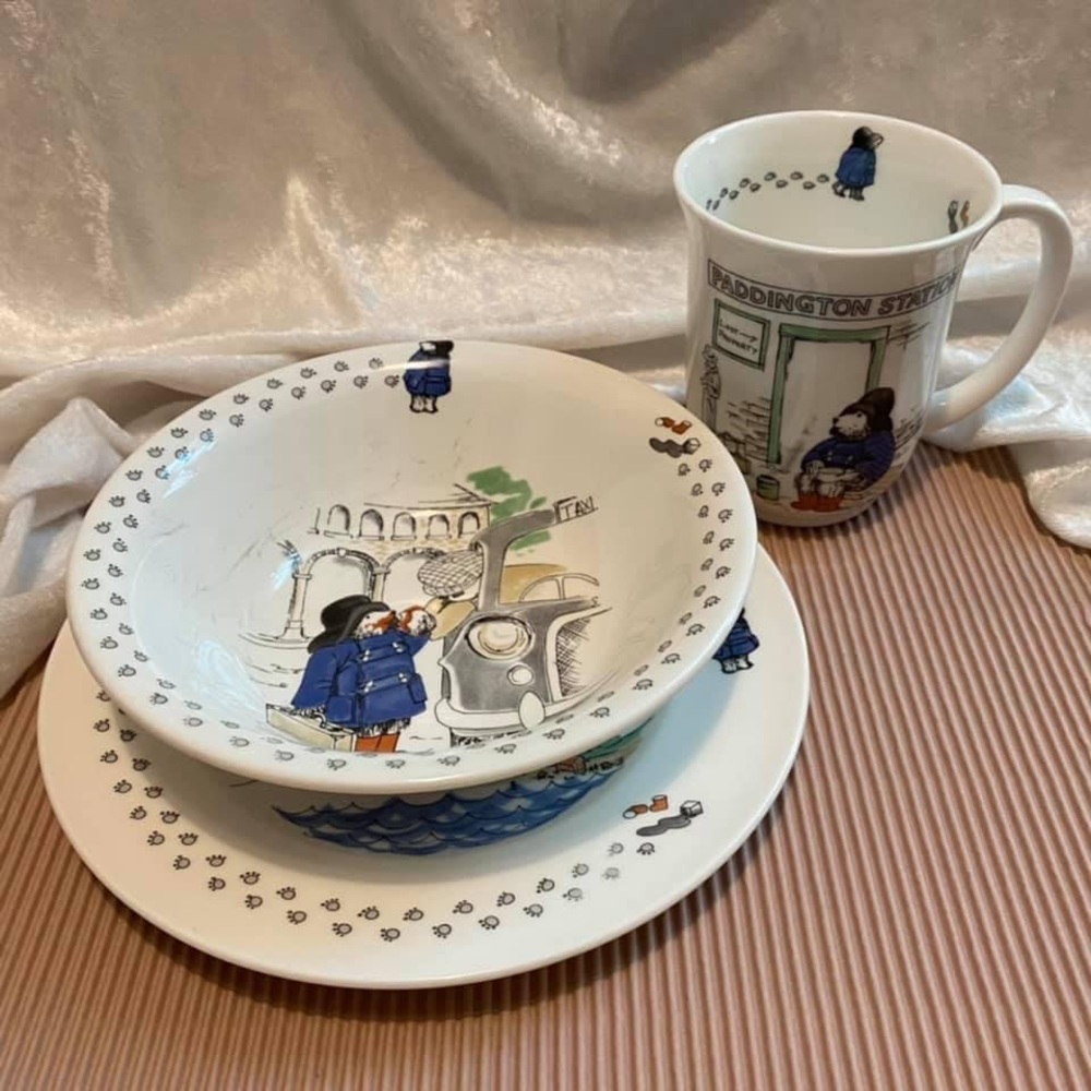 Paddington Bear Vintage Dish Set